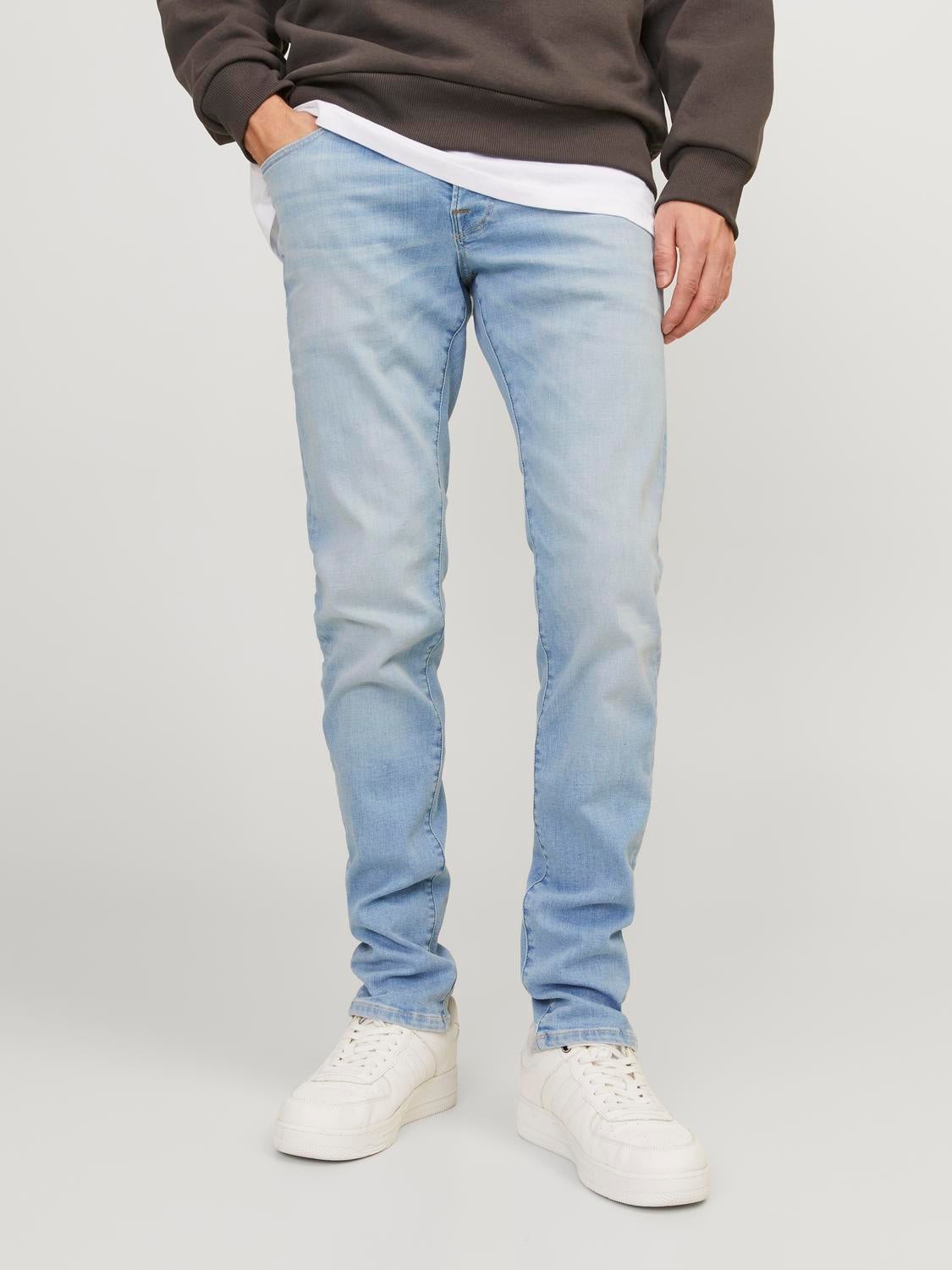 JACK & JONES Regular Men Blue Jeans - Buy Blue Denim JACK & JONES Regular  Men Blue Jeans Online at Best Prices in India | Flipkart.com